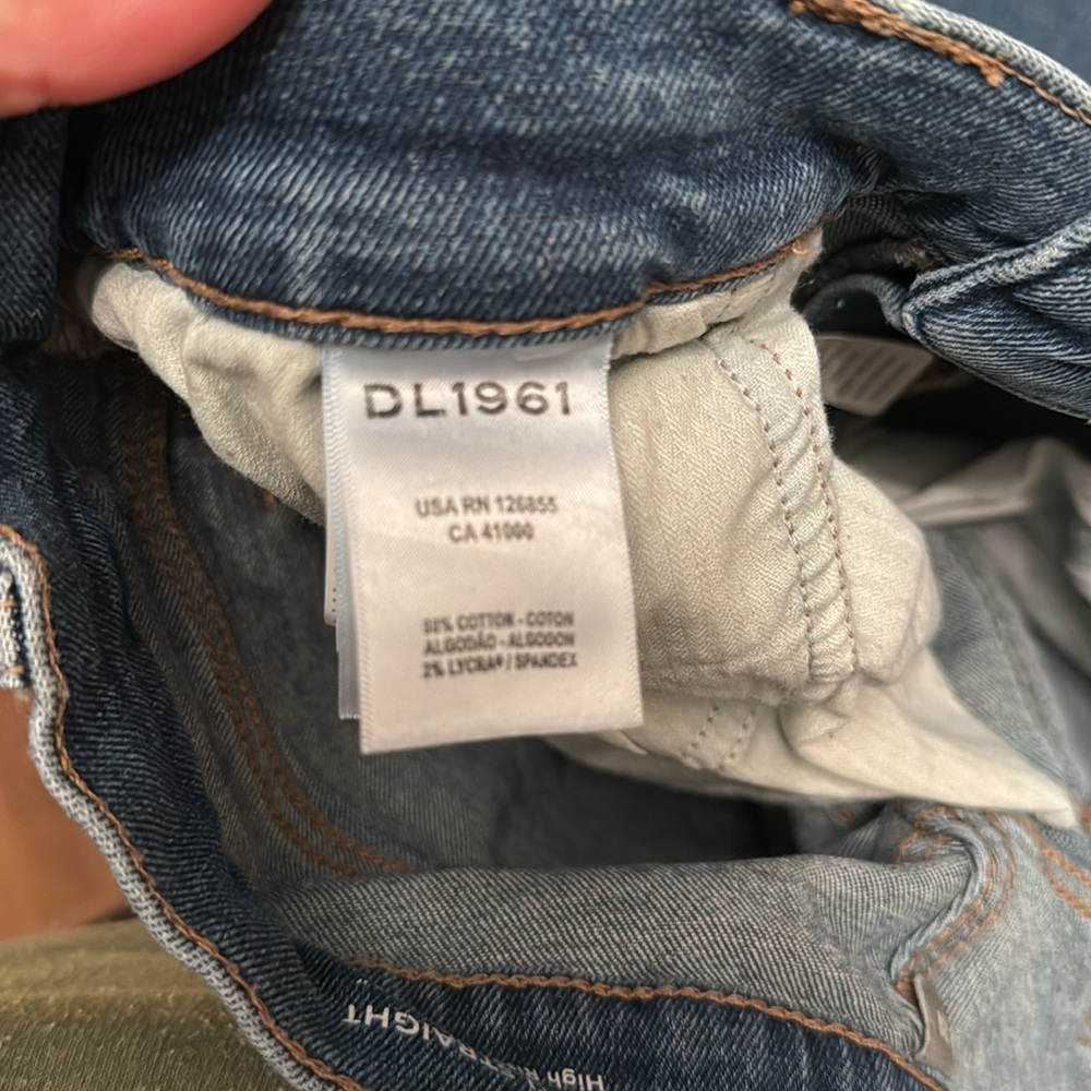 DL1961 VINTAGE HIGH RISE STRAIGHT JEANS - Picture 6 of 8